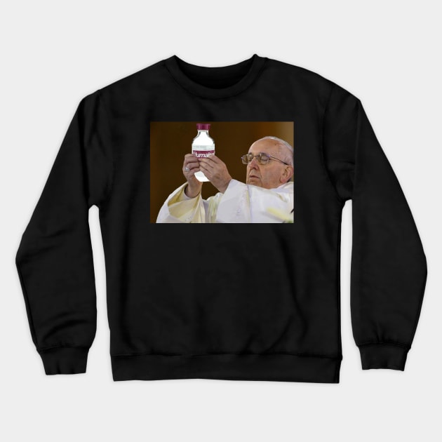 Pope and Insulin Crewneck Sweatshirt by CatGirl101